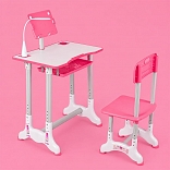 Escritorio »Rosado« con lámpara led