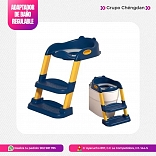ADAPTADOR DE BAÑO PARA NIÑOS CON ESCALERA PLEGABLE