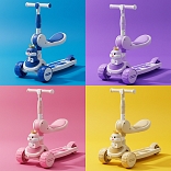 SCOOTER MODELO »ARDILLA CORONA« MUSICAL Y LUCES