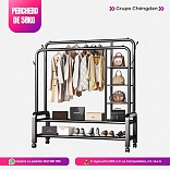 PERCHERO DE ROPA Y ZAPATOS DE 58kg