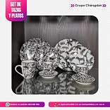 SET DE TAZAS CON PLATOS »ANIMAL PLANET«