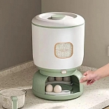 DISPENSADOR DE ARROZ CON PORTA HUEVOS