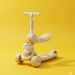 SCOOTER MODELO »ARDILLA CORONA« MUSICAL Y LUCES