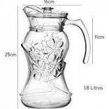 JARRA DE 1.8 LITROS MODELO »TURCA FLOREADA«