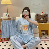 PIJAMA 3 PIEZAS (PANTALÓN+SHORT+POLO)