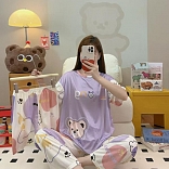 PIJAMA 3 PIEZAS (PANTALÓN+SHORT+POLO)