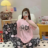 PIJAMA 3 PIEZAS (PANTALÓN+SHORT+POLO)