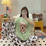 PIJAMA 3 PIEZAS (PANTALÓN+SHORT+POLO)