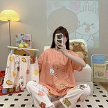 PIJAMA 3 PIEZAS (PANTALÓN+SHORT+POLO)