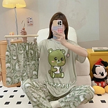 PIJAMA 3 PIEZAS (PANTALÓN+SHORT+POLO)