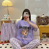 PIJAMA 3 PIEZAS (PANTALÓN+SHORT+POLO)