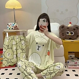 PIJAMA 3 PIEZAS (PANTALÓN+SHORT+POLO)