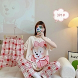 PIJAMA 3 PIEZAS  (PANTALÓN+SHORT+POLO)