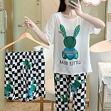 PIJAMA 3 PIEZAS  (PANTALÓN+SHORT+POLO)