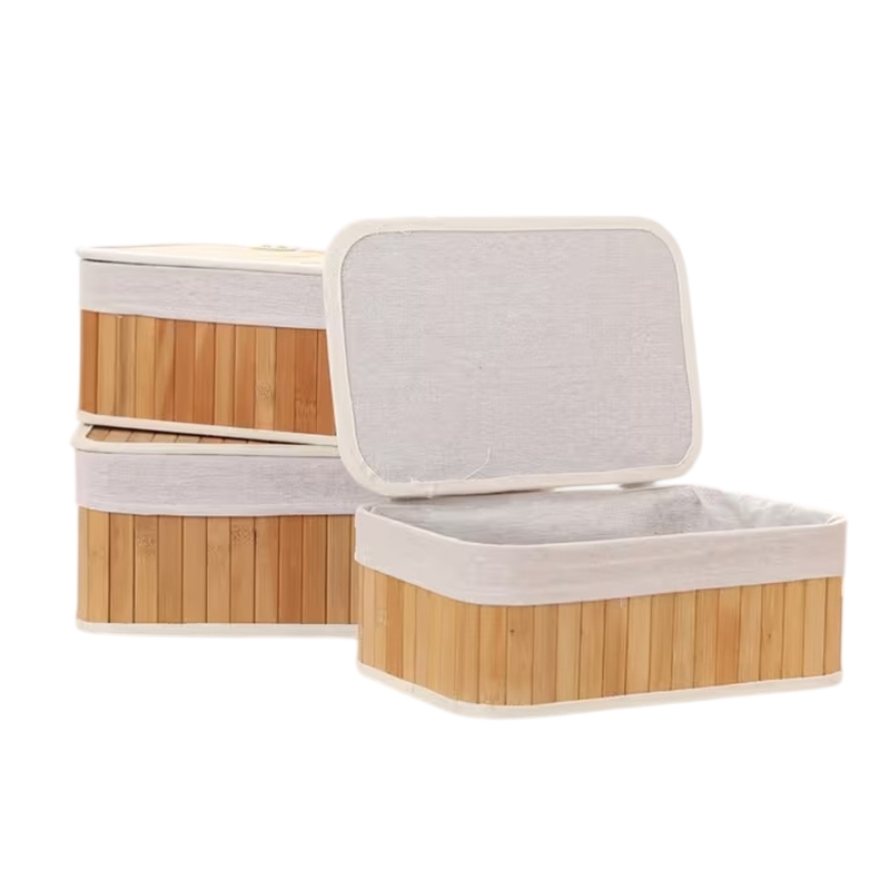 Set de Canastas de Bambú 