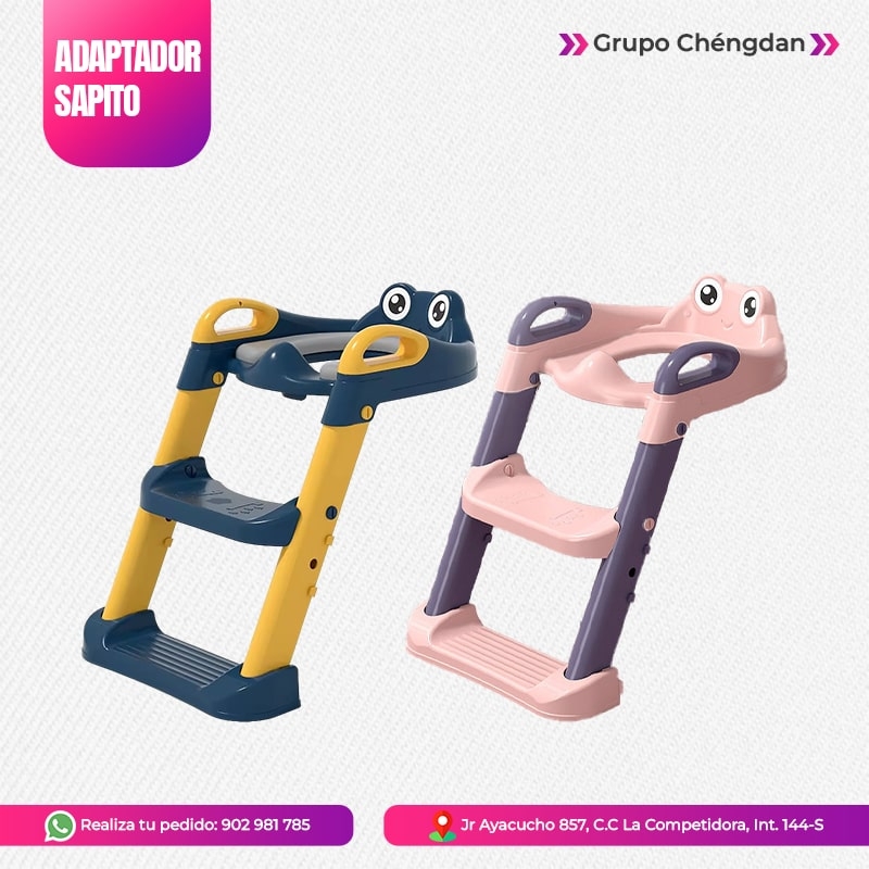 IMPORT JLM S.A.C. - ADAPTADOR DE BAÑO MODELO SAPITO + ASIENTO PVC