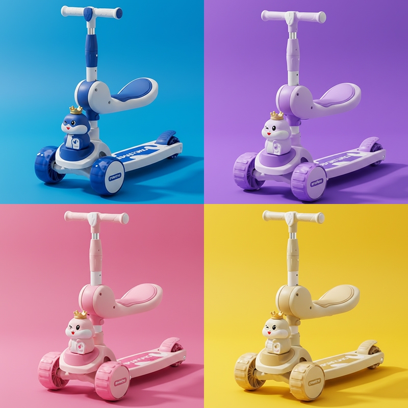 IMPORT JLM S.A.C. - SCOOTER MODELO »ARDILLA CORONA« MUSICAL Y LUCES