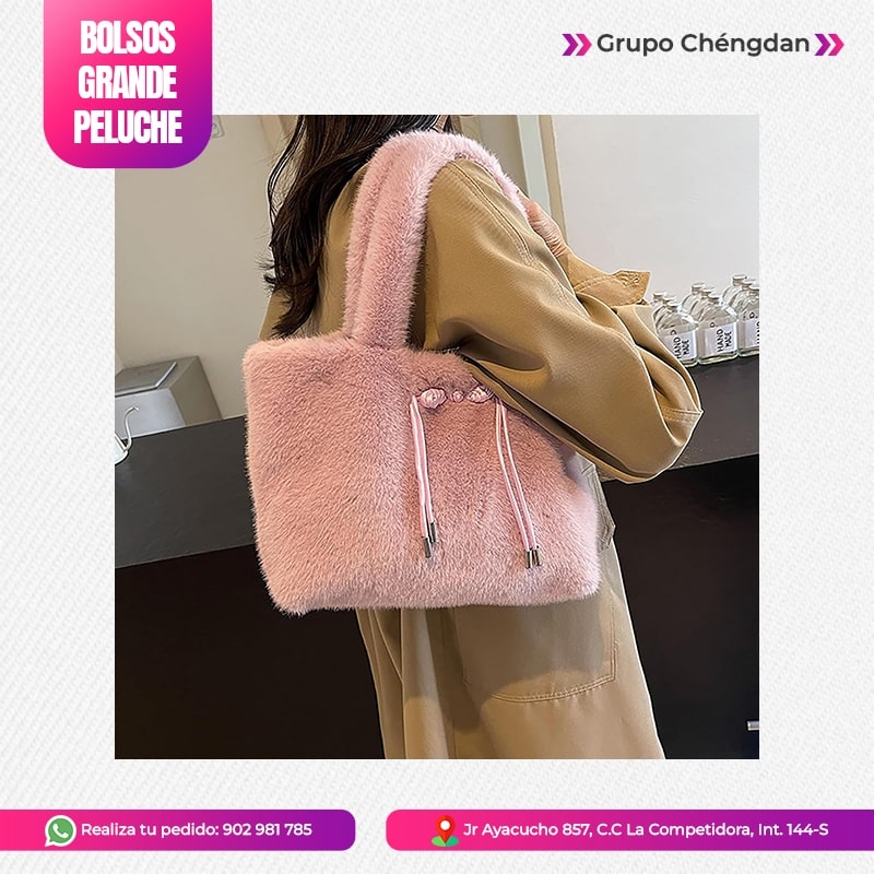 IMPORT JLM S.A.C. - BOLSO MATERIAL DE PELUCHE