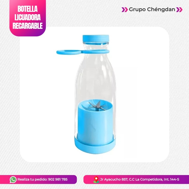 IMPORT JLM S.A.C. - BOTELLA LICUADORA PORTATIL RECARGABLE