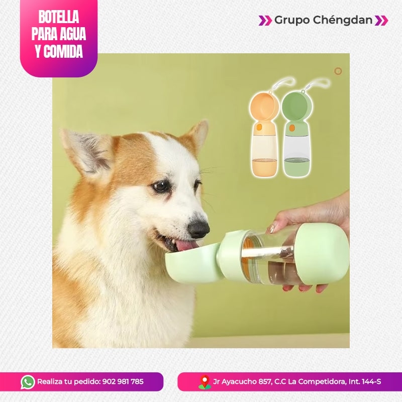 IMPORT JLM S.A.C. - BOTELLA PARA AGUA Y COMIDA PARA MASCOTAS