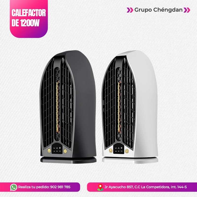 IMPORT JLM S.A.C. - MINI CALEFACTOR ELÉCTRICO 1200W