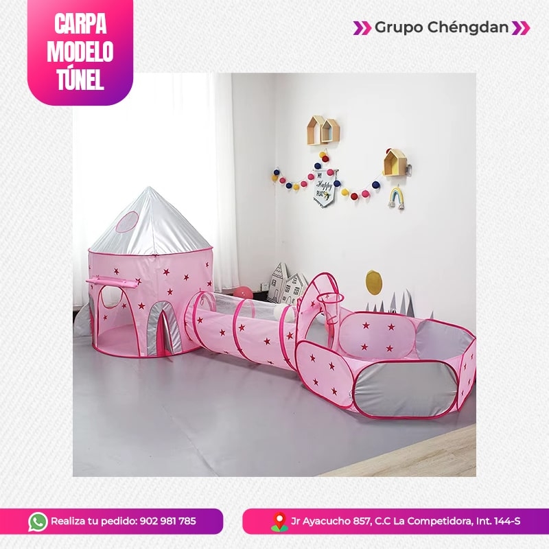 IMPORT JLM S.A.C. - CARPA MODELO CASTILLO CON TÚNEL