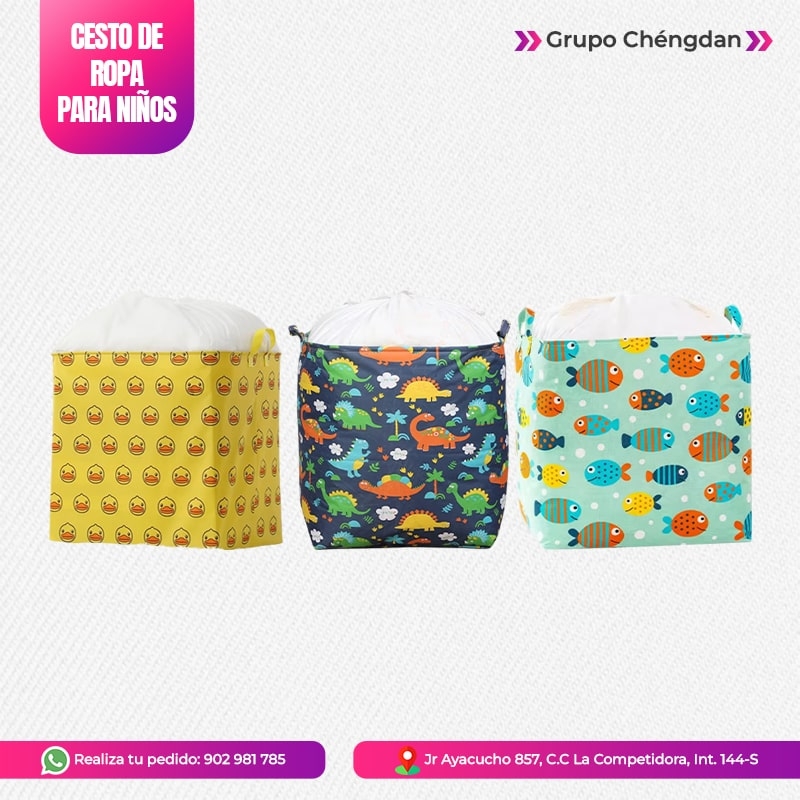 IMPORT JLM S.A.C. - CESTO DE ROPA PARA NIÑOS
