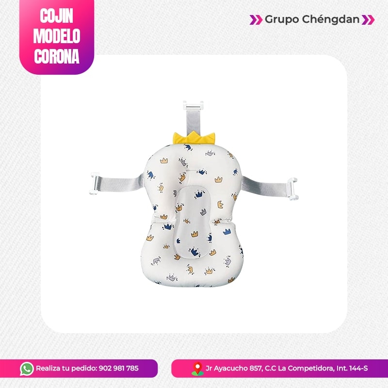 IMPORT JLM S.A.C. - COJÍN MODELO »CORONA« PARA BEBÉS