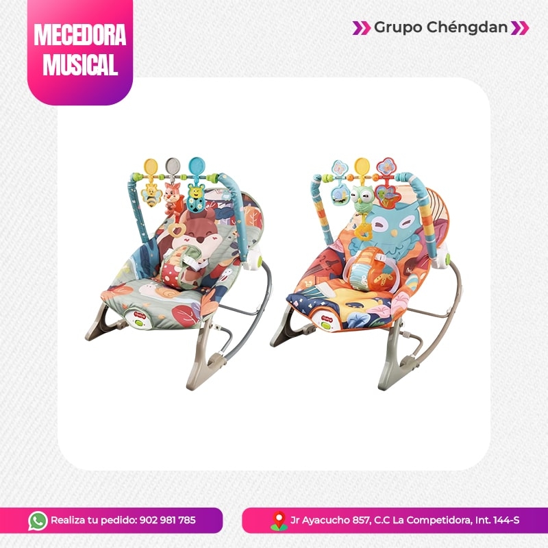 IMPORT JLM S.A.C. - MECEDORA PARA BEBÉS MUSICAL 