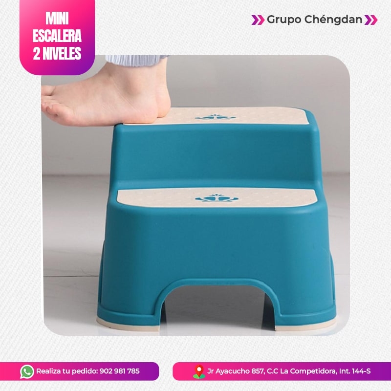 IMPORT JLM S.A.C. - MINI ESCALERA »2 NIVELES«