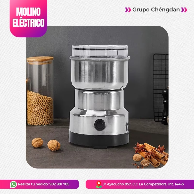IMPORT JLM S.A.C. - MOLINILLO ELÉCTRICO DE GRANOS Y CAFÉ