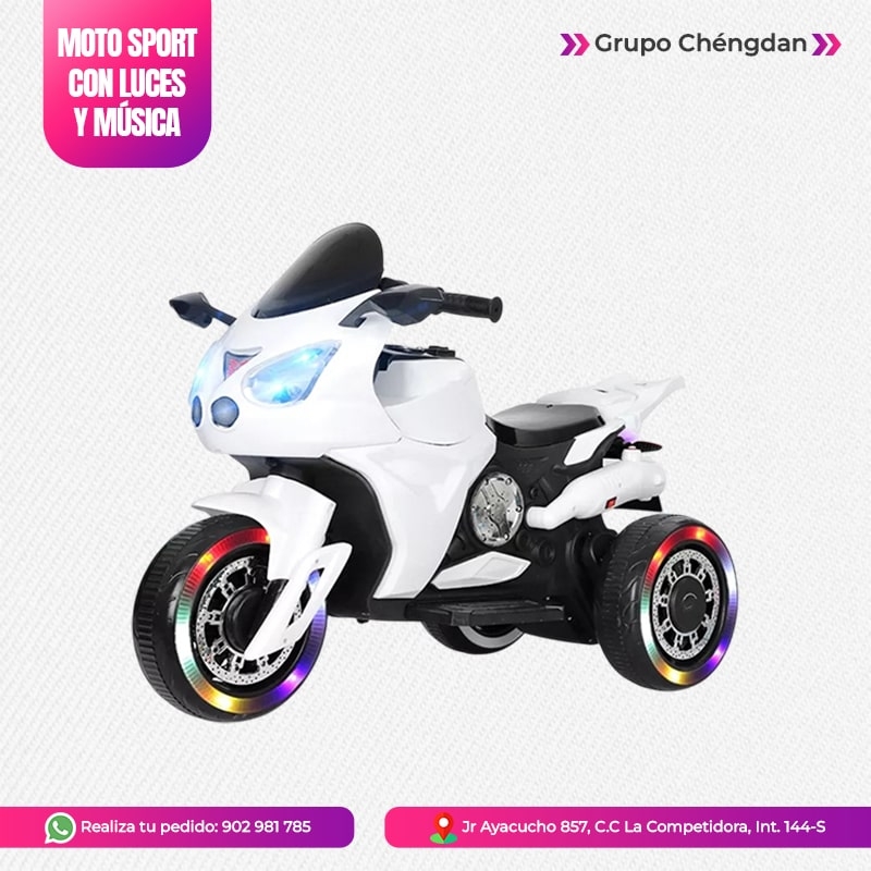 IMPORT JLM S.A.C. - MOTO A BATERIA PARA NIÑO 