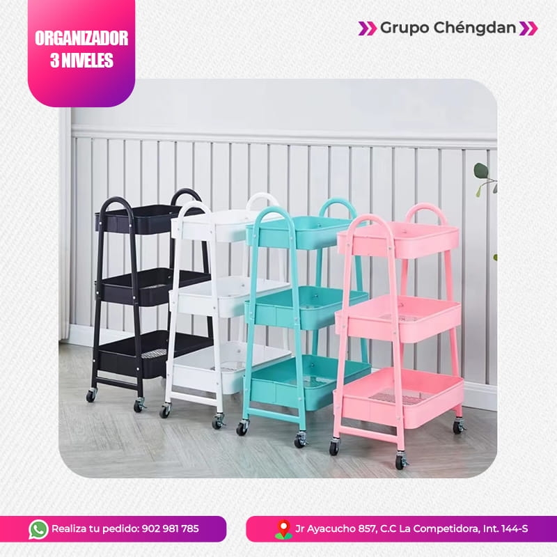 Organizador Multiuso 3 niveles