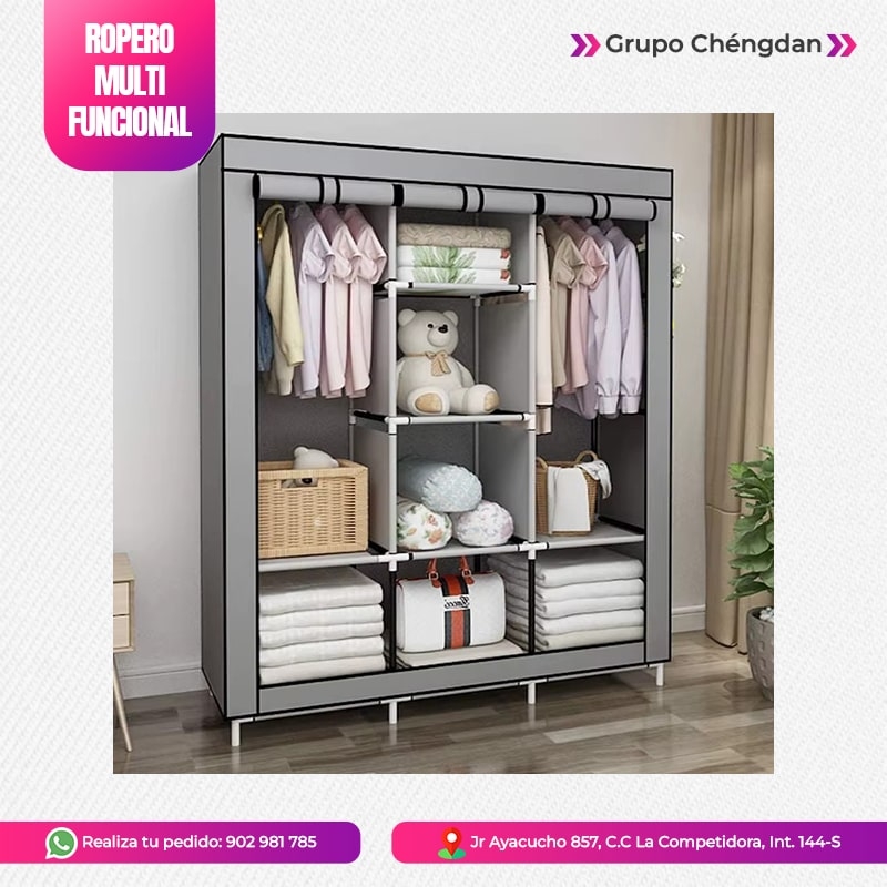 IMPORT JLM S.A.C. - ROPERO PARA DORMITORIO ARMABLE