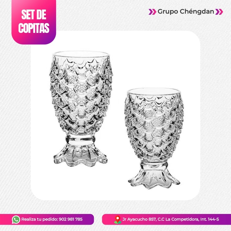 IMPORT JLM S.A.C. - SET DE COPAS MODELO »SIRENA«