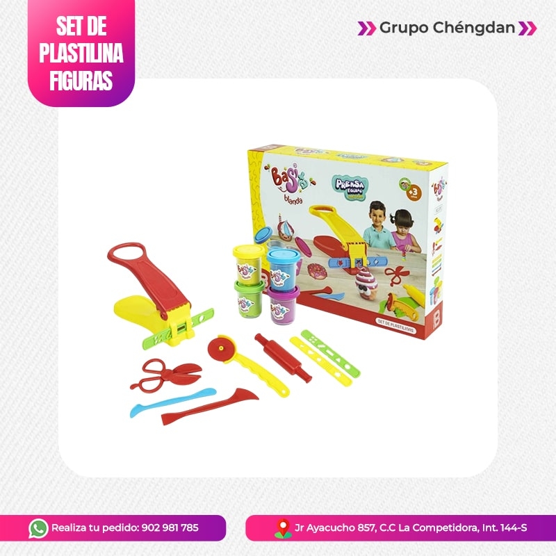 IMPORT JLM S.A.C. - SET DE PLASTILINA MODELO »FIGURAS«