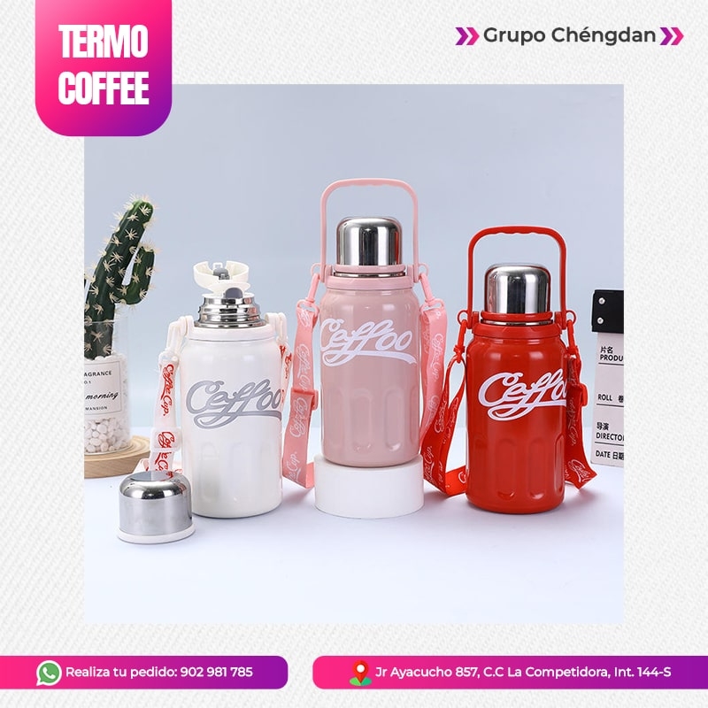 IMPORT JLM S.A.C. - TERMO DE ACERO MODELO »COFFEE« DE 1.2 LITROS
