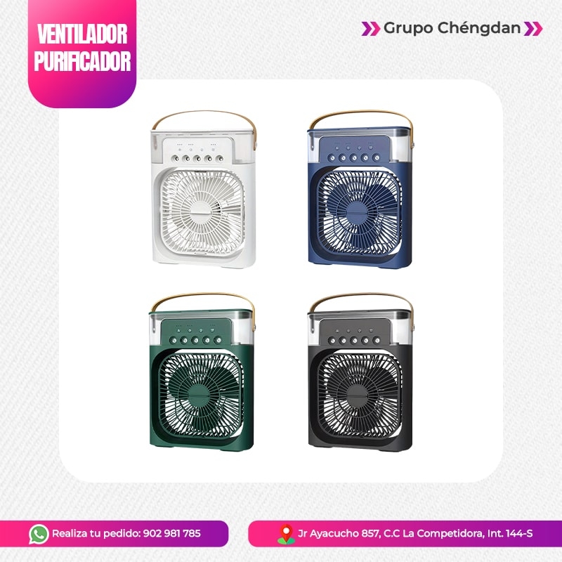 IMPORT JLM S.A.C. - VENTILADOR ELECTRICO PORTATIL 