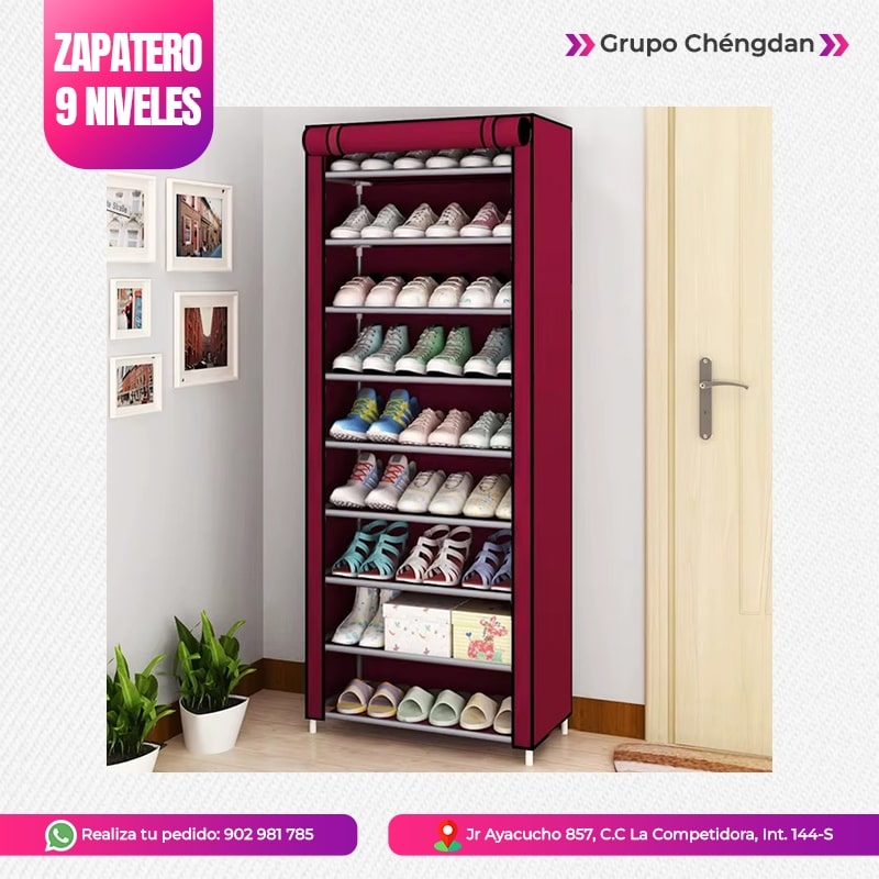 IMPORT JLM S.A.C. - ZAPATERO ARMABLE DE 9 PISOS