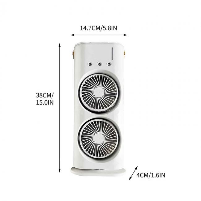 Ventilador Doble con control remoto