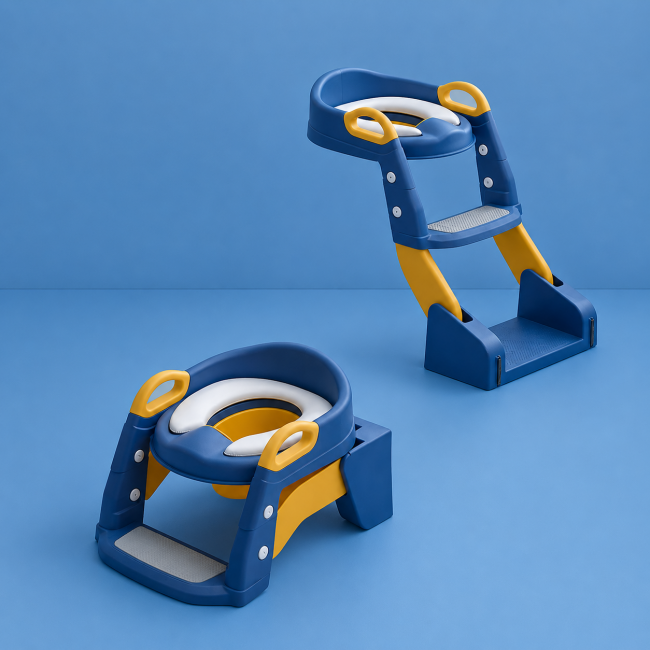 Adaptador de baño 2 en 1 para niños