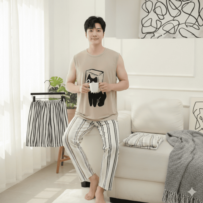 Pijama 3 en 1 para hombres