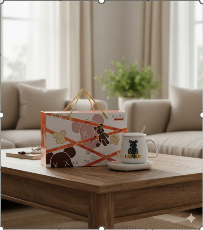 Taza »Oso« con calentador eléctrico