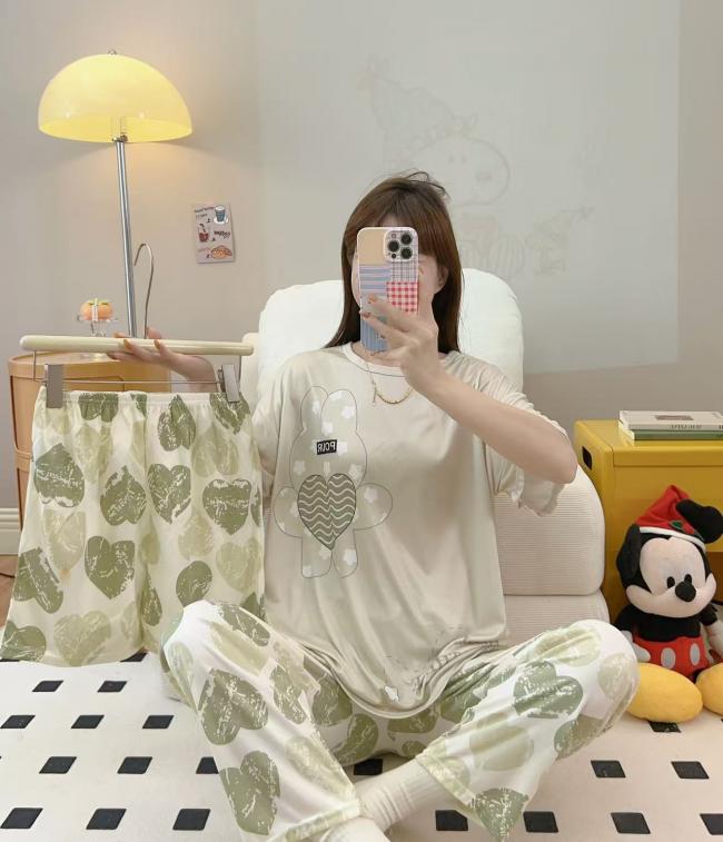 PIJAMA 3 PIEZAS (PANTALÓN+SHORT+POLO)