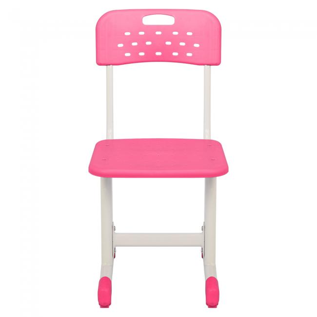 ESCRITORIO ERGONÓMICO »ROSADO« CON LÁMPARA 