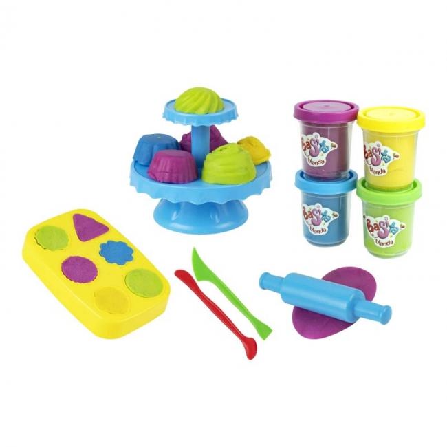 SET DE PLASTILINA MODELO »CUPCAKE«
