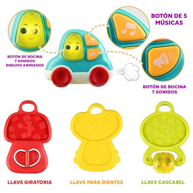 SONAJA MUSICAL LLAVES DE AUTO