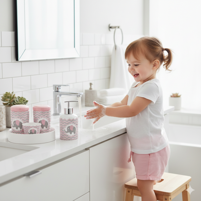 SET DE JABONERA »MODELO ELEFANTITO«