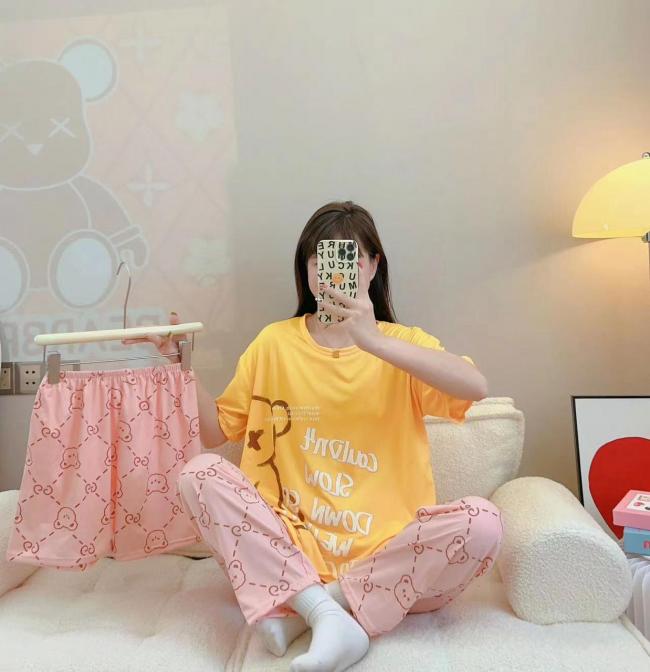 PIJAMA 3 PIEZAS  (PANTALÓN+SHORT+POLO)