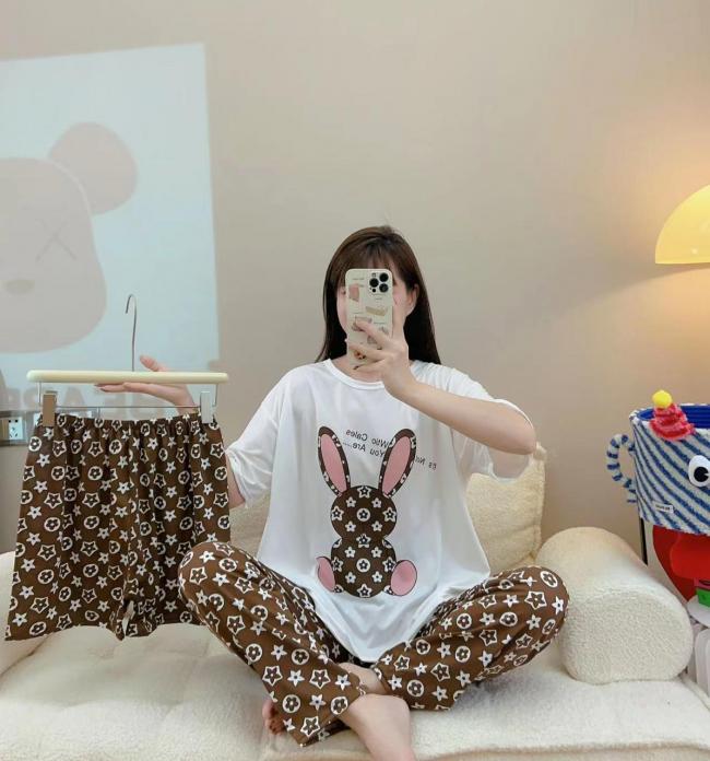 PIJAMA 3 PIEZAS  (PANTALÓN+SHORT+POLO)